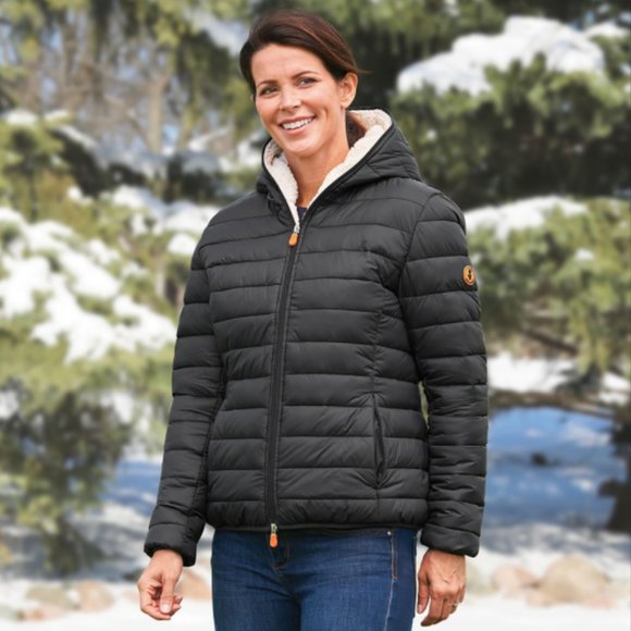 Animal-Free Sherpa Coat - Picture 3 of 16